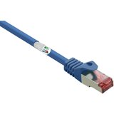 Renkforce RF-4981664 RJ45 omrežni kabel\, Patch kabel CAT 6 S/FTP 2.00 m modra z zaščitnim zapornim zatičem\, pozlačeni konektorji\, ognjevaren 1 kos, (20417657) | Shoptok.si