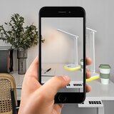  LED RGBW prigušiva stona lampa sa bežičnim punjenjem LED/7W/5V USB bela | Eponuda.com