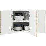 vidaXL Zidni kuhinjski ormarić s policom Sonoma hrast 57 x 57 x 40 cm | shoptok.hr