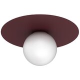  plafonska svetiljka flat 1xE27/15W/230V prečnika 35 cm bordo Cene