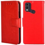 INORCO PU usnjena torbica za Nokia C22 z magnetno zaponko Folio Flip teksturirano stojalo za mobilni telefon Ovitek denarnice, (22034604) Cene