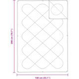  Poplun s jastukom 2 pcs Bijela 140 x 200 cm Mikrofibra | shoptok.hr