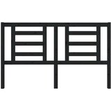  Uzglavlje za krevet crno 166 x 4 x 100 cm od masivne borovine | shoptok.hr