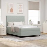  s opruga kutije Svijetlo siva 160 x 200 cm Baršun | shoptok.hr