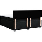  Krevet s oprugama i madracem crni 200x200 cm od tkanine | shoptok.hr
