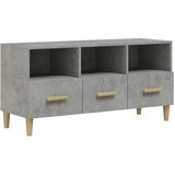 Maison Chic TV omarica - TV stojalo - Televizijska omarica betonsko siva 102x36x50 cm inženirski les, (21700247) Cene