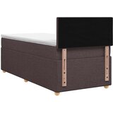  Boxspring krevet s madracem Tamno smeđa 80 x 200 cm Tkanina | shoptok.hr