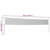  Mreža za odbojku žuto-crna 823 x 244 cm od PE tkanine | Eponuda.com