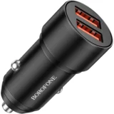 Auto Punjač USB BZ19B Wisdom 36W dual port QC3.0 2xUSB car black