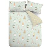 Catherine Lansfield Svetlo zelena posteljnina za zakonsko posteljo 200x200 cm Spring Gonks – | Shoptok.si