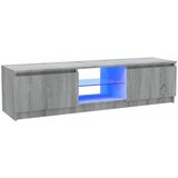 TV ormarić s LED svjetlima boja hrasta sonome 120x30x36 cm | Eponuda.com
