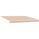 vidaXL Ročna zložljiva tendica z LED večbarvnimi črtami 400x350 cm, (22145991) | Shoptok.si