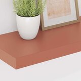  Stenska polica Rdeča 50 x 23 x 4 cm Konstruiran les, (5000200727) | Shoptok.si