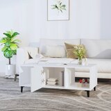  Stolić za kavu bijeli 102 x 50 x 40 cm od konstruiranog drva | Eponuda.ba