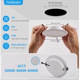 GREBEAM 12x 7W vgradna LED stropna svetilka 3000K–6000K | Shoptok.si