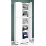 MID.YOU Omara Za Oblačila Lona Xxl, Bela | Shoptok.si