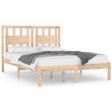 Maison Chic Posteljni okvir - Dvoposteljna postelja - Zakonska postelja iz trdne borovine 150x200 cm-J14458, (21768441) | Shoptok.si