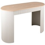Leitmotiv Bež metalni pomoćni stol 40x100 cm Estriado – | shoptok.hr