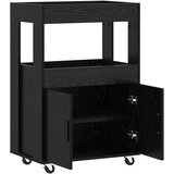  kolica Crni hrast 60 x 39,5 x 89 cm Prerađeno drvo | shoptok.hr