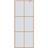  Zid za walk-in tuš Zlatno 80 x 195 cm Staklo otporno na udarce | shoptok.hr