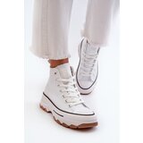 EVENTO White Platform High Top Women's Sneakers Valvia | shoptok.hr