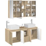  Set ormarića za kupaonicu 4 kom. Hrast sonoma Konstruirano drvo | shoptok.hr