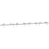  Oprema za drsna vrata 366 cm nerjaveče jeklo srebrne barve, (22046903) | Shoptok.si