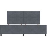  Temno siva postelja z oblazninjenjem 200x200 cm, (22049112) | Shoptok.si