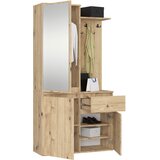 AKORD Entro Garderobni Komplet, Hrast Artisan, (5000332864) | Shoptok.si