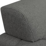 Livetastic KOTNA SEDEŽNA GARNITURA, gladka tkanina siva | Shoptok.si