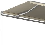  Samostojeća automatska tenda 500 x 350 cm krem | shoptok.hr