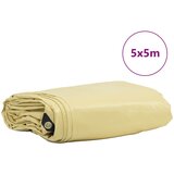 650g / m² Bež 5 x 5 m Platno s PVC premazom | shoptok.hr
