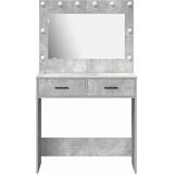  Toaletni stol s ladicama Betonski sivi 78,5 x 41 x 135 cm | shoptok.hr