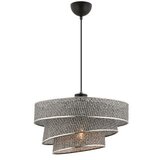 Opviq Luster Couper Hazeran, 40x40cm, srebrno-crna boja | Eponuda.ba