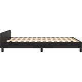 Za krevet s uzglavljem crni 140x190 cm od umjetne kože | shoptok.hr