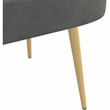  Oblikovana klupa s naslonjačem Tamnosiva 110 x 60 x 76 cm | shoptok.hr