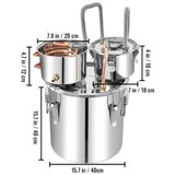  Set za destileriju od 50L s tri posude za destilaciju | shoptok.hr