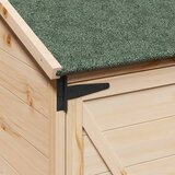  Vrtna Šupa Prirodna 59,5 x 56 x 113,5 cm Čvrsto drvo jele | shoptok.hr