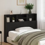  Glava kreveta s ormarićem Zidne Crni hrast 140 x 19 x 103,5 cm | Eponuda.com