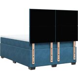  Krevet s oprugama i madracem plavi 140x190 cm baršunasti | shoptok.hr