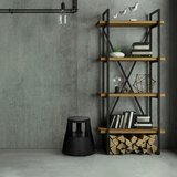 MID.YOU Pručka Tio-m Ii, Črna | Shoptok.si