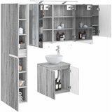  Set ormarića za kupaonicu 5 kom. Siva Sonoma Konstruirano drvo | shoptok.hr