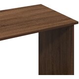vidaXL Pisalna miza rjavi hrast 102x50x75 cm inženirski les | Shoptok.si