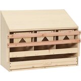  Gnijezdo za nesilice s 3 odjeljka 72x33x54 cm masivna borovina | shoptok.hr