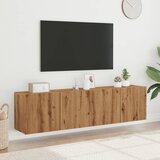 Furnova Stenske TV omarice 2 kosa artisan hrast 80x30x41 cm, (21922835) Cene