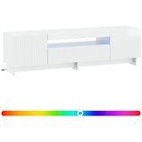  LED TV kabinet Bijela visokog sjaja Konstruirano drvo | shoptok.hr