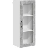  Zidni stakleni ormarić PORTO Betonski sivi 40 x 31 x 100 cm | Eponuda.com