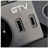 Gtv AVARO PLUS built-in socket, black | shoptok.hr