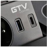 Gtv Vgradna vtičnica AVARO PLUS, črna | Shoptok.si
