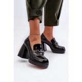 S. BARSKI Black Patent Leather Women's Pumps D&A Cene